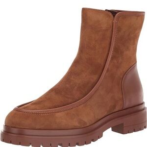 Lauren Ralph Lauren Colbie Whiskey Tan Leather Boots